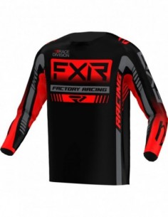 Jersey FXR Clutch Pro MX - Negro/Rojo/Gris