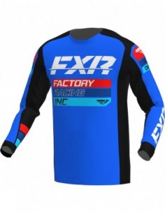 Jersey FXR Clutch MX - Negro/Azul/Rojo